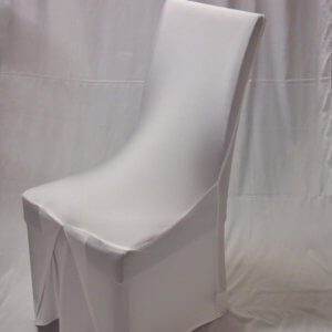 white wedding chair covers