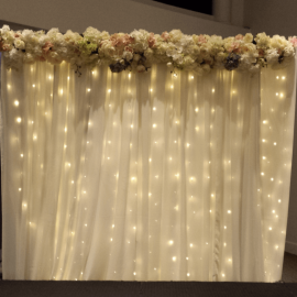 Fairylight with floral header