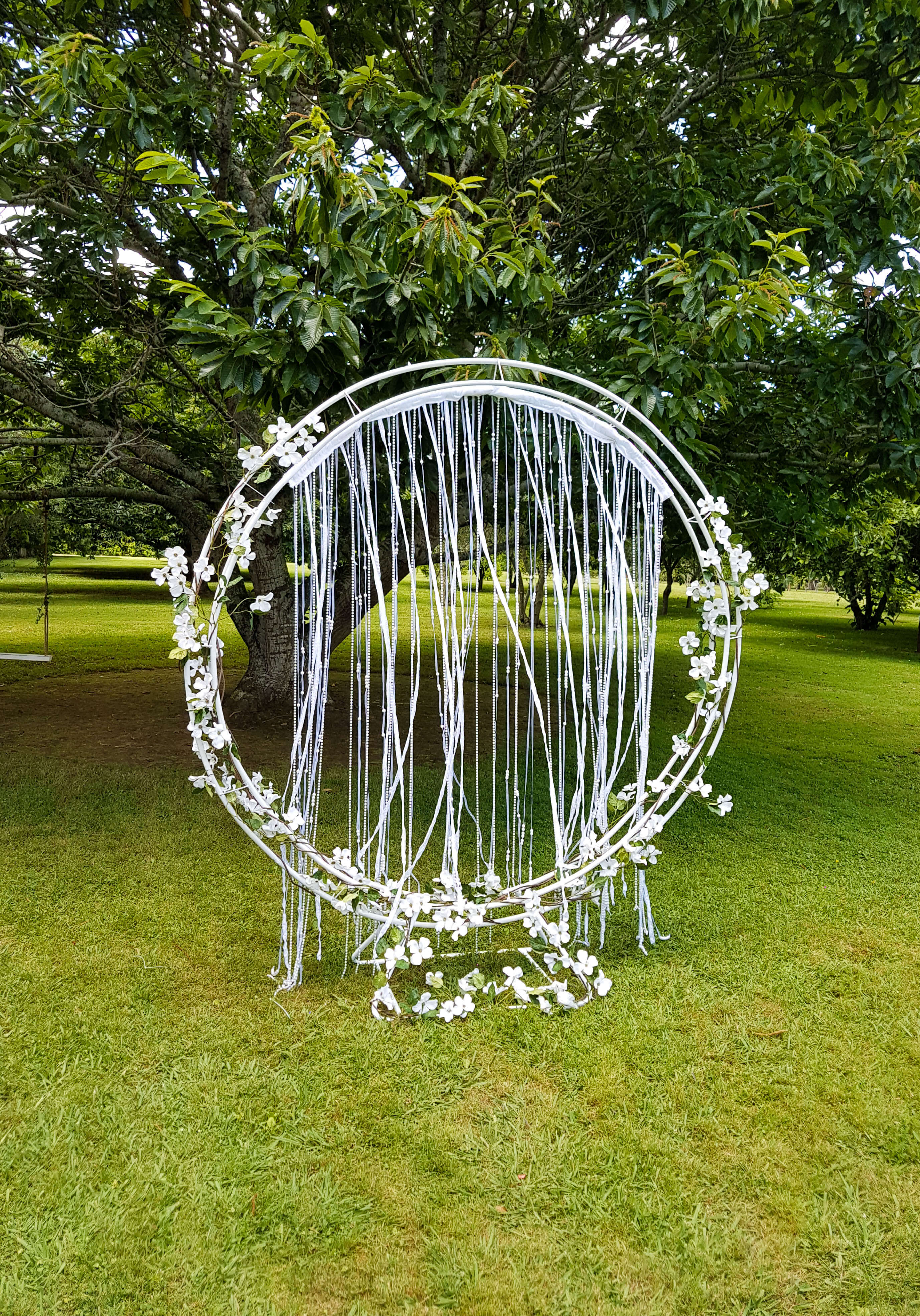 Covers Decoration Hire Circle Arch On Stand Covers Decoration Hire