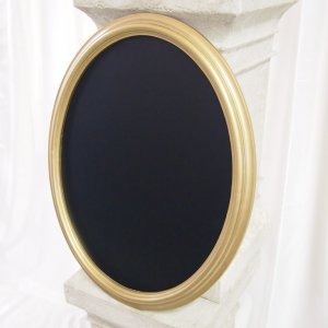 Gold Oval Frame