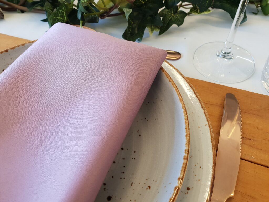 Covers Decoration Hire Blush Pink Napkin Covers Decoration Hire