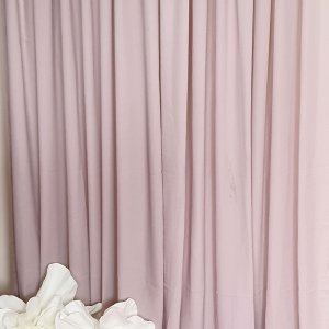 light blush pink drape