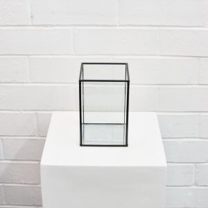 small black Box Candleholder