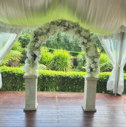 gypsy wedding arch hire